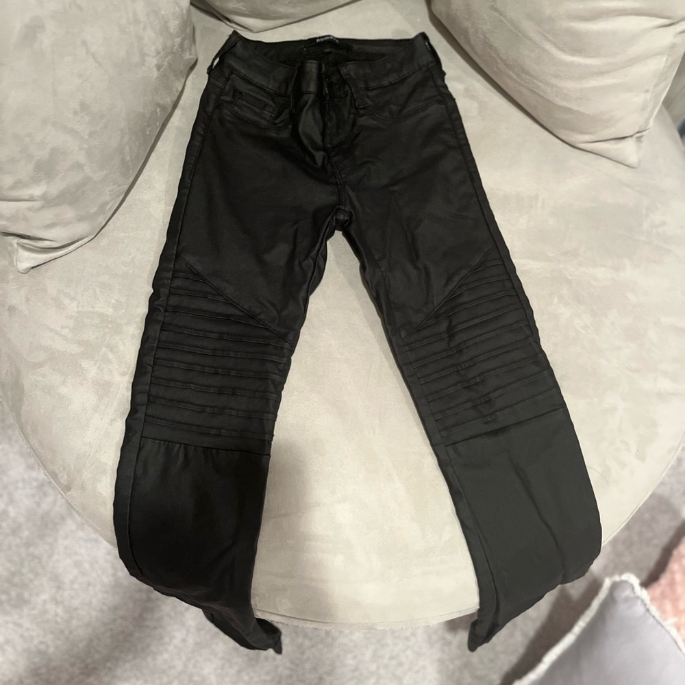Black Leather Pants Size 25 Skinny